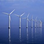 Generadores de energía eólica en el mar
