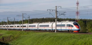 Modelo Sapsan de Russian Railways