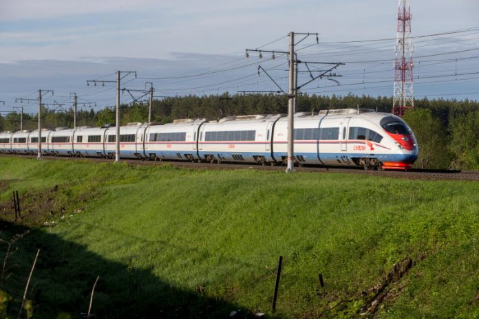 Modelo Sapsan de Russian Railways Modelo Sapsan de Russian Railways
