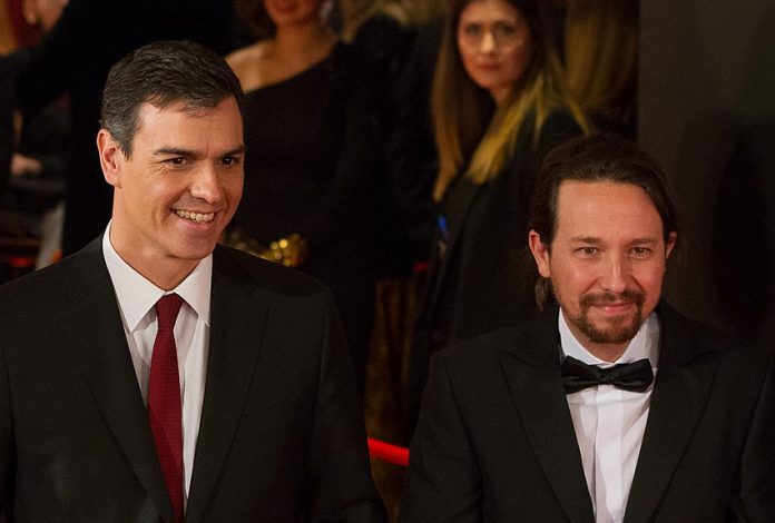 Sánchez e Iglesias, al frente del nuevo Gobierno