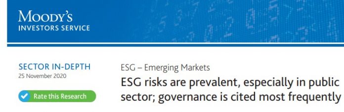 Moody´s refuerza ESG en sus ratings de paisews emergentes